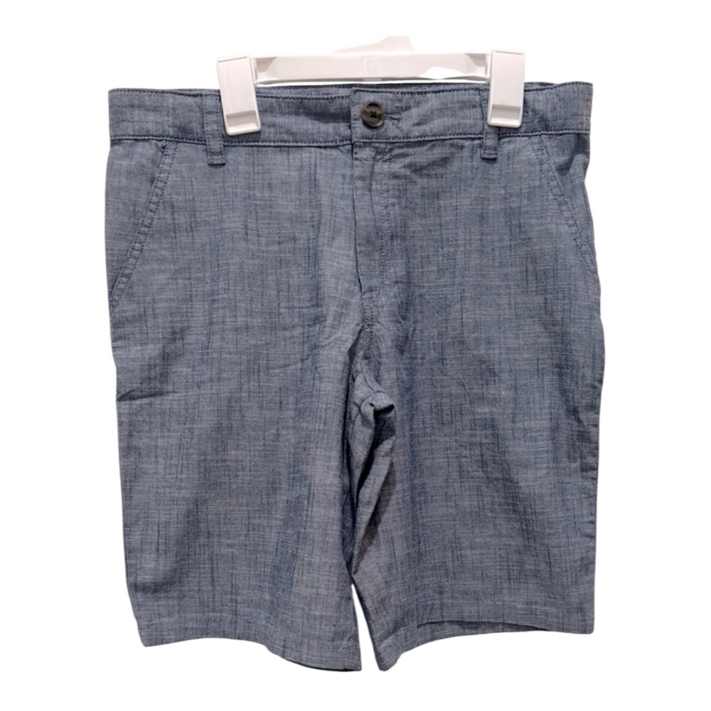 Cat & Jack Boys Size 16 Blue Adjustable Waist Tailored Shorts.